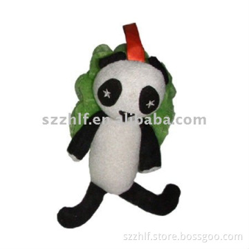 animal bath sponge in panda design